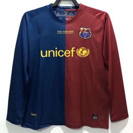 Soccer Jerseys Mens Tracksuits Classic Football Jersey Bas Home and Away Long Sleeved Jersey Size 6 Harvey Size 10 Meix Football Team