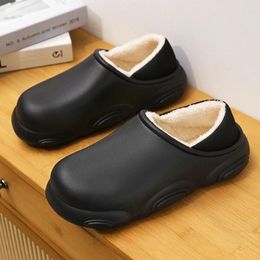 Slippers Indoor House Eva Couple Slipper Winter Keep Warm Outdoor Water Proof Snow Anti-slip Men's Shoe Young Fashion