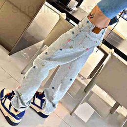 Designer di jeans maschile La versione corretta di lvjia 24 primavera/estate tyler co macaron ricamato jacquard jacquard jacquard set jj stesso stile stile xswa