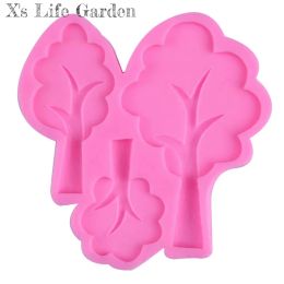 Moulds Sen Series Tree Leaves Tree Shape Cake Decoration Fondant DIY Baby Series Silicone Mould Baking Chocolate Silicone Moulds