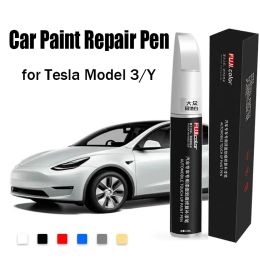 Cars Car Paint Repair Pen for Tesla model 3 Highland Y 2024 2023 Paint Fixer Scratch Repair Accessories Black White Red Blue Silver