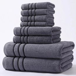 Towel 8pcs Soft Cotton Set & Fluffy Bathroom Towels 2 Bath 28" X 55" Hand 13" 29" 4 Face