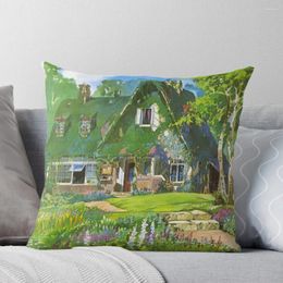 Pillow Kiki's Delivery Service Cottagecore Vibes Throw Plaid Sofa Pillowcases Bed S Cases