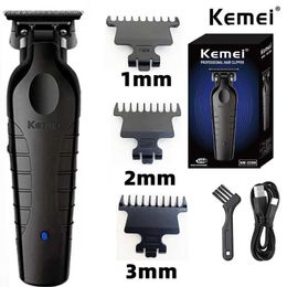 Hair Trimmer Kemei KM-2299 Mens Electric clipper Professional USB Charging Q240427