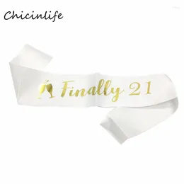 Party Decoration Chicinlife 1pcs Finally 21 Sash Adult Birthday 21st Favour