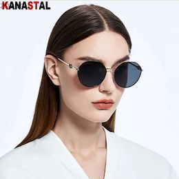 Sunglasses Womens sunglasses polarized fashion sunglasses mens metal shaped bicolor glasses frame sunglasses travel bicycle glassesXW