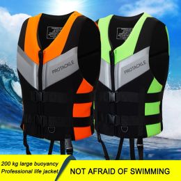 Products Neoprene Life Vest Lightweight Adults Life Jackets Safety Buckle Swimming Boating Skiing Driving Vest Survival Suit for Surfing
