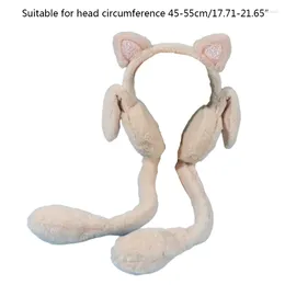Berets Plush Animal Ear Shaped Earmuff Cartoon Carnival Party Supplies