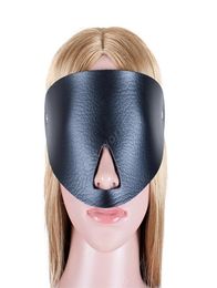 SM Bondage Sex Eye Mask Adult Games Mystery Pu Leather Expose Nose Blindfold Sex Eye Mask Goggles Cosplay Flirt Toys For Couples S1203720