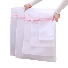 5000pcs mesh laundry bags 3040cm laundry blouse hosiery stocking underwear washing care bra lingerie for travel5552707