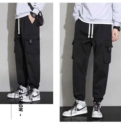 Men's Pants K47 new Japanese retro mens loose casual pants merchandise pants fashion brand pants all inclusiveL2404