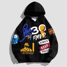 Sweatshirts Mens Hoodies Sweatshirts Jinzhou Hoodie Autumn Brushed Sweater Curry Basketball Pullover 3D HD Printing Street Casual Mens Jacket Womens Coat 240425