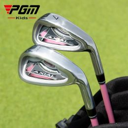 Clubs PGM boys girls 7 Irons Golf Clubs Beginners Practicing Class Upgraded Surface and High Elasticity Exercise Club JRTiG003