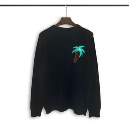 남성 디자이너 스웨터 레트로 클래식 패션 카디건 스웨트 셔츠 남자 스웨터 편지 자수 둥근 목 편안한 점퍼 2230