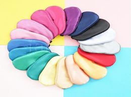 Sleep Masks doublesided imitation silk adjusting eye mask soft silk shading sleep travel eye masks DB5549629941