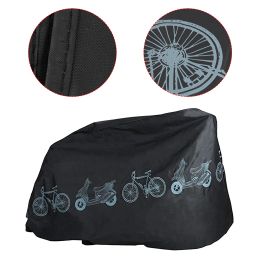 Accessories Waterproof Bike Cover Polyester Protects Against Sun Rain Dust Grey Black 180g 200*100 CM Electric Vehicle Bike Accessories