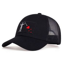Softball Navy Seal Team Pirate Trident Tactical Mesh Baseball Cap Embroidery LOGO High Quality Cotton Men Women Hat