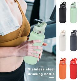 Water Bottles 1000ml Stainless Steel Bottle With Straw BPA-Free Leak-Proof Insulated Sport