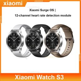 Watches 2023 NEW Xiaomi Watch S3 eSIM Version Heart Rate Sleep Detection 5ATM Waterproof Sports Tracking smartwatch For women or man