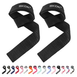 Safety Weightlifting Straps AntiSlip Silicone Lifting Wrist Straps Strength Training Deadlifts Crossfit Hand Grips Wrist Support