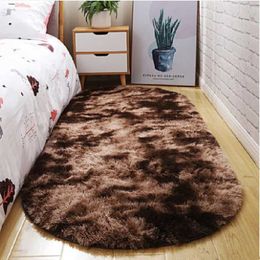 Carpets Oval Carpet Living Room Coffee Table Modern Simple Bedroom Bed Tatami Bay Window Mat Thickened Round Carpet
