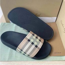 2024 new Designer Slipper Luxury Men Women Sandals Brand Slides Fashion Slippers Lady Slide Thick Bottom Design Casual Shoes Sneakers 35-46 Dust proof bag