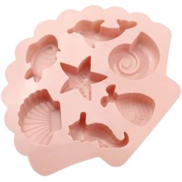 Moulds Sea Creatures Silicone Moulder Fondant Baking Cake Chocolate Resin DIY Fish Mould Decoration Tools Cupcake Topper