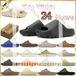 Slippers Shoes Sandals Designer Slides Trainers Sliders Sliders Slider Mens Dhgate Fashion Shoe with Box Bone White Resin Sand Beach Men Womens 2024 News 699