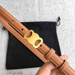Designer Genuine Leather Belt for Women Men Luxury High Quality Belts 1.8cm 2.5cm Width Golden Silver Buckle Stylish Waistband Casual Formal Wear with Box NO0V