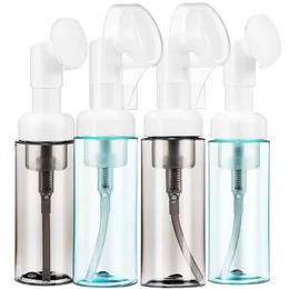 Storage Bottles 4 Pcs Foam Soap Dispenser Bottle Travel Size Pump Portable Bathroom Mousse Refillable