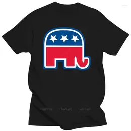 Men's Tank Tops Fashion Mens T-shirts Casual Top Republican Party Elephant Logo - Conservative GOP T-Shirt Vote USA Summer Unisex Short