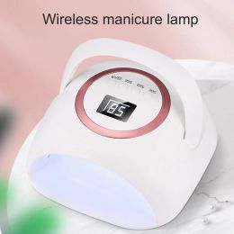 Kits 72w Nail Led Lamp Quick Drying Smart Sensor Manicure Portable Handle Uv Led Lamp Nail Dryer Timed Manicure Phototherapy Hine