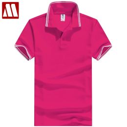 Shirts 2022 Wholesale Price Summer Fashion Polo Shirt Women Casual Short Sleeve Slim Polos Shirts Plus Size Female Cotton Lapel Tees