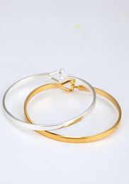 Dainty Gold Bar Bracelet for Women Simple Delicate Thin Cuff Bangle Hook Bracelet 18K Plated Handmade Minimalist Jewelry2472424