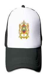 Unisex Man Coat Of Arms Of Morocco Mesh Caps Colour Option hat caps Hip Hop Fitted Cap Fashion9161258
