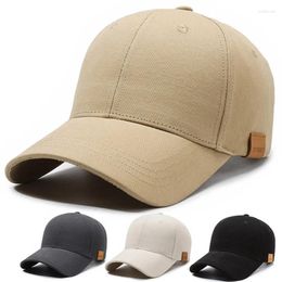 Berets Quick-drying Outdoor Leisure Sports Men And Women Caps Men's Large Sunshade Baseball Cap Big Head Circumference Solid Colour