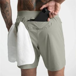 Men Running Bodybuilding Shorts Man Summer Gyms Workout shorts Male Breathable Quick Dry Sportswear Jogger multi-pocket Shorts 240426