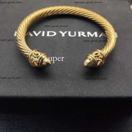 New 2024 DY Desginer David Yurma Jewellery Top Quality Bracelet Simple And Elegant Popular Woven Twisted Rope Fashion Ring David Bracelet Punk Jewellery David Size 2 819