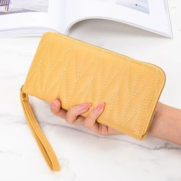 Wallets Long For Women Fashionable Real Pu Leather Wallet Purse Designer Male Female Money Clutch Luxury Soft