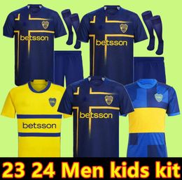 2024 2025 S-4XL CAVANI Boca Juniors Soccer Jerseys 23 24 MARADONA BENEDETTO MARCOS ROJO CARLITOS DE ROSSI TEVEZ SALVIO BARCO JANSON MEDINA kids KIT football shirt