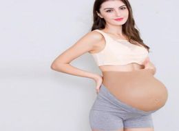 Top quality bionic skin 210 month and 510 twins full silicone belly realistic fake pregnant tummy5286062