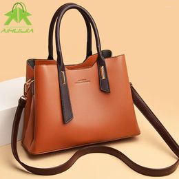 Shoulder Bags Fashion Female High Capacity Handbag Designer PU Leather 2024 Quality Simplicity Womens Messenger Bag