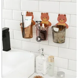 Bath Accessory Set Toothbrush Holder Organised Durable Modern Innovative Design Versatile Premium Wall-mounted Home Decor Stylish