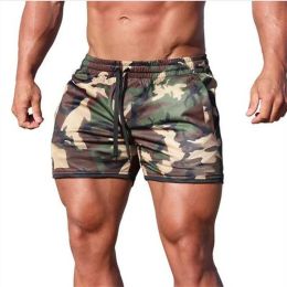 Shorts New Men Fitness Bodybuilding Shorts Man Summer Gyms Workout Male Breathable Mesh Quick Dry Sportswear Jogger Running Short Pants