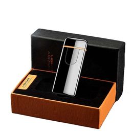 High- End Promotional Lighter Double Arc Plasma Lighter Electric Usb Rechargeable Lighter