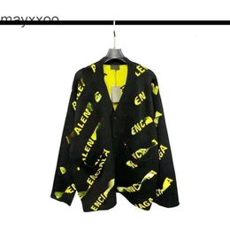 balencgs Designer hoodies Mens Sweaters Sweater ceiling fashion brand autumn and winter full printed knitted cardigan sw HBIB