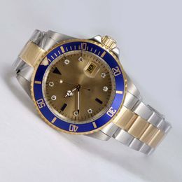 mens high quality watch designer diamond watch golden dial 40mm designer man watch classic watch yellow gold watch two tone watch designer menwatch luxury watch