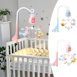 Decorative Figurines Baby Crib Mobile With Music And Light 360° Rotation Musical Cute Toy Hanging Rotating Animals