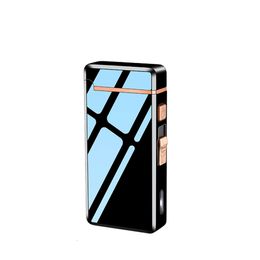 New Direct Windproof Flame Arc Lighter Iatable Dual-Purpose Lighter Customizable Pattern Usb Lighter For Cigarette