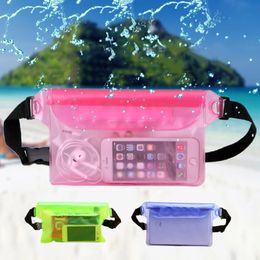 Waterproof Swimming Bag Ski Drift Diving Shoulder Waist Pack Bag Underwater Mobile Phone Bags Case Cover For Beach Boat Sports 240415